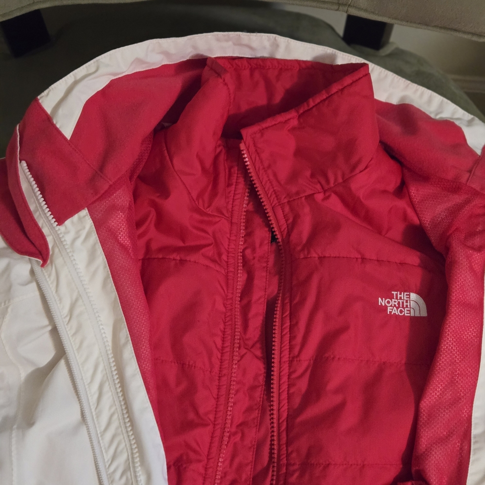 The North Face Ski Jacket. Women's Large. Remove Lining For Red Puffer. 2 For 1 - Picture 3 of 8